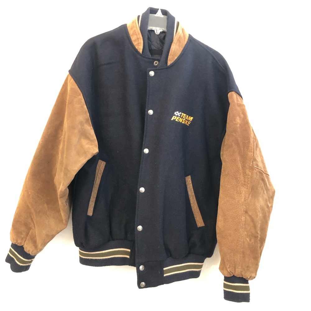 Sumac Varsity Jacket Penske Team Racing Wool Leather … Gem